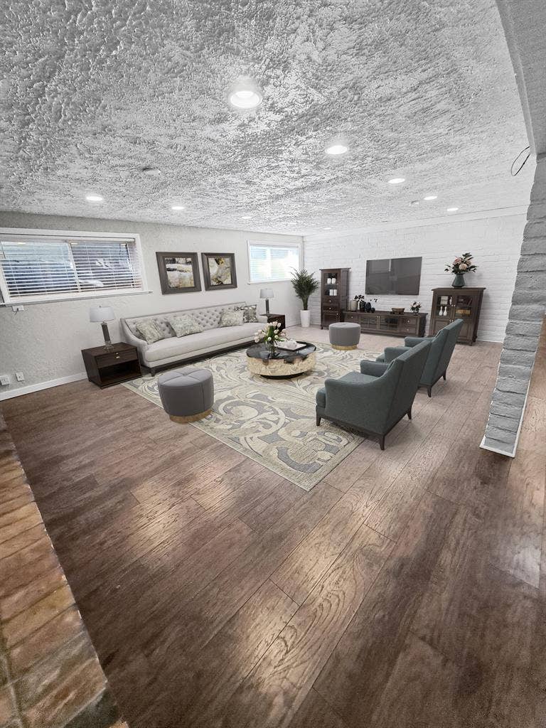 Unfurnished bedroom in house