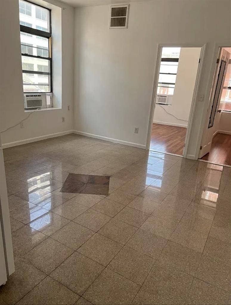 Two bedroom one bath unit.