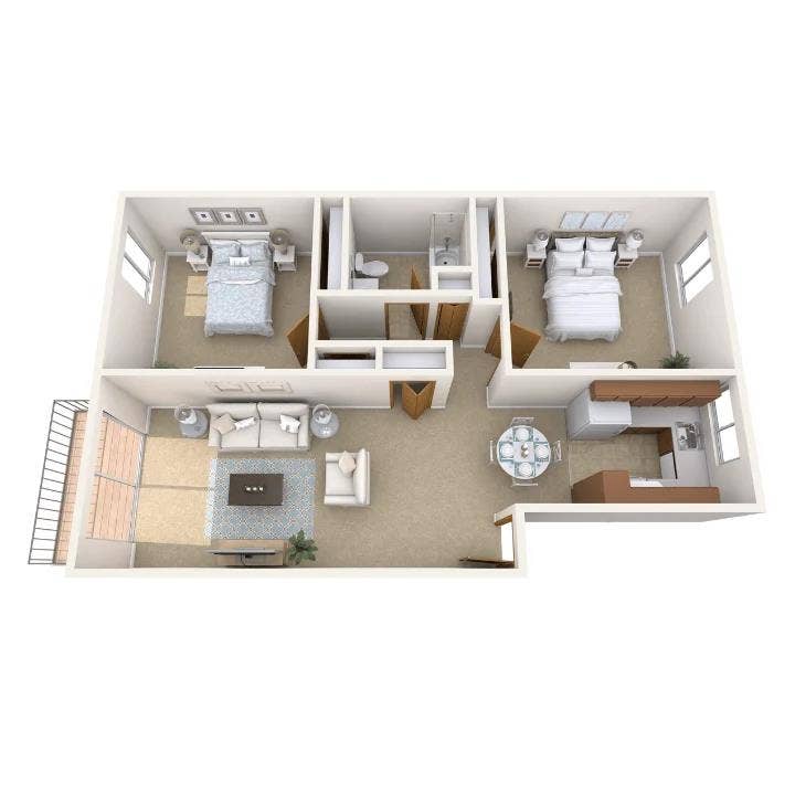 2 Bed Collingwood, Present-Aug10