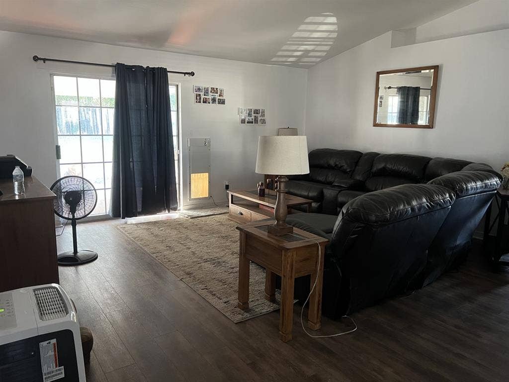 Master bedroom with private ba