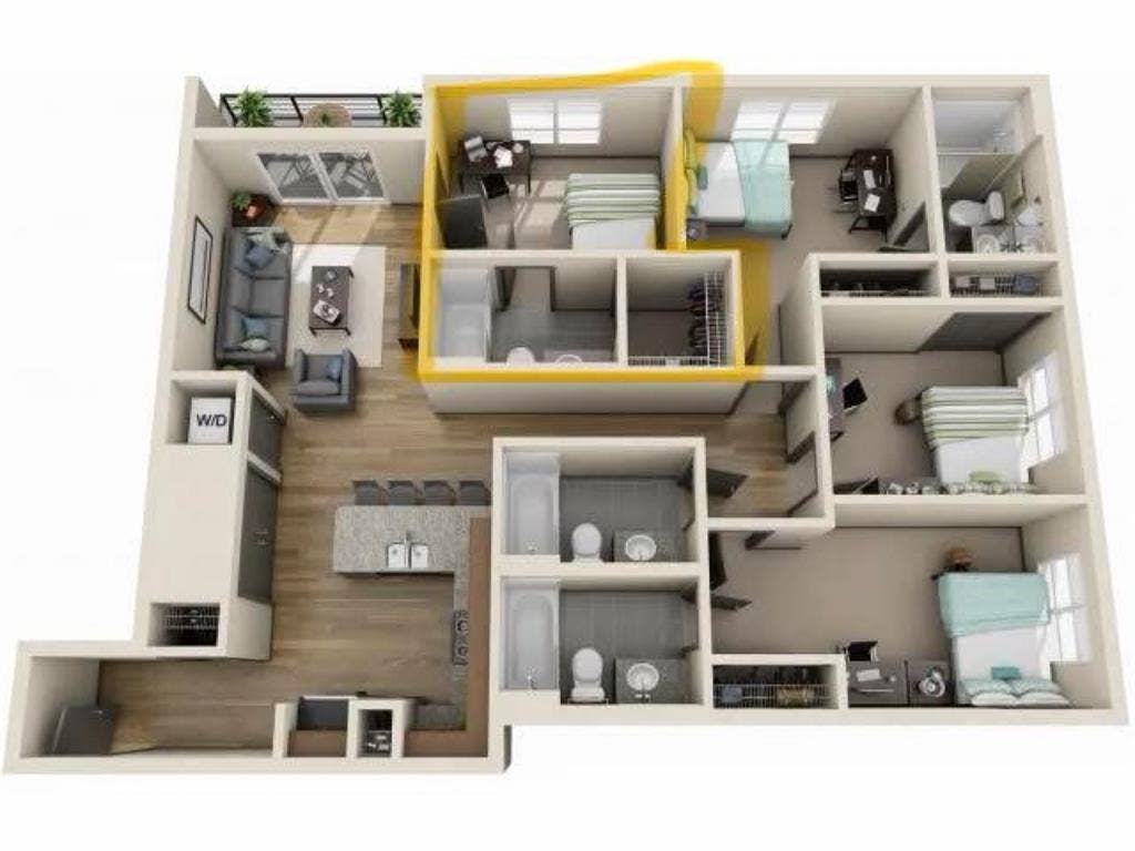 Female Lease Takeover + Free Rent