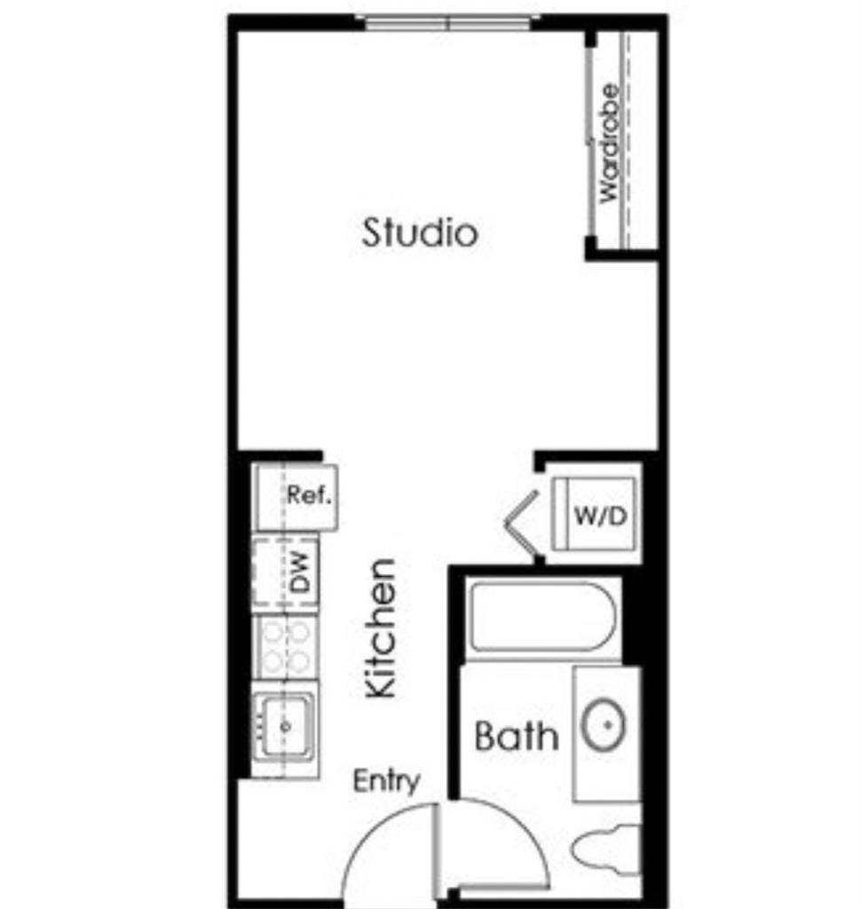 Studio apartment available