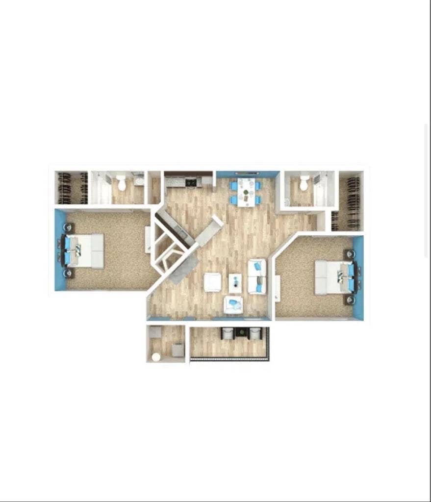 1 Furnished Bedroomm