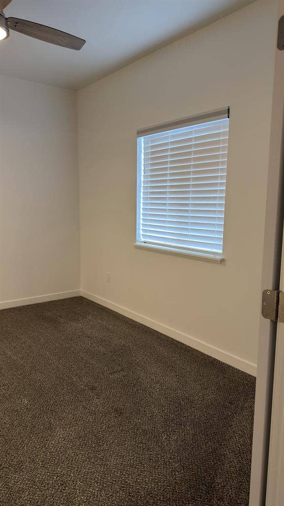 Bedroom and attached bathroom
