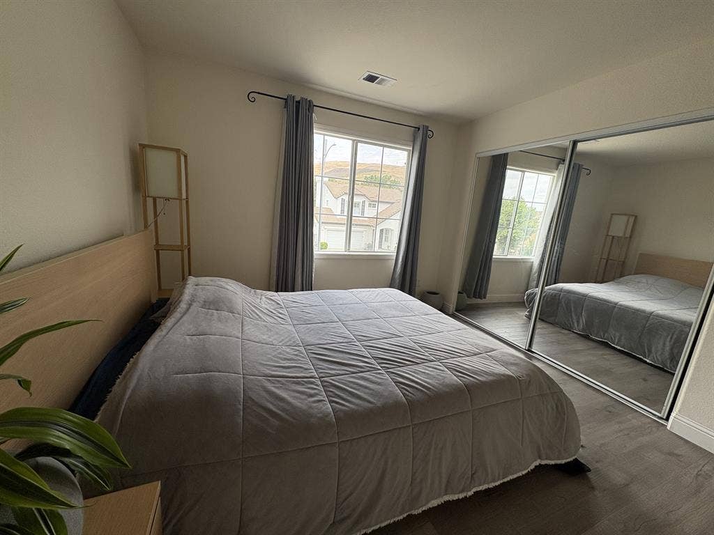 Spacious bedroom with private bath