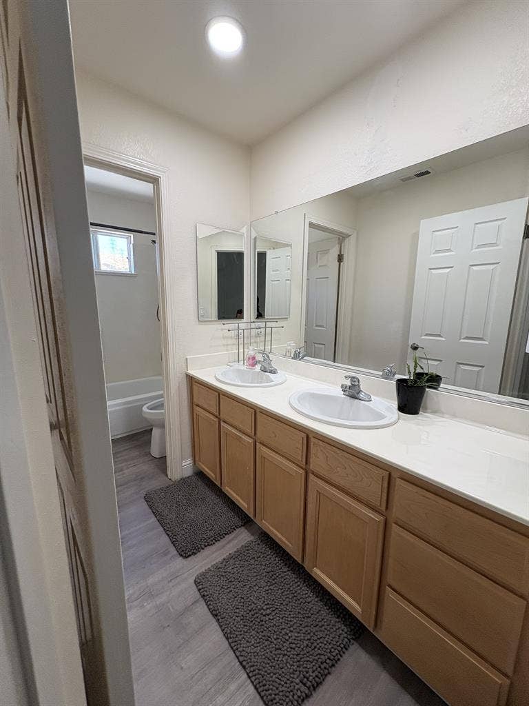 Spacious bedroom with private bath