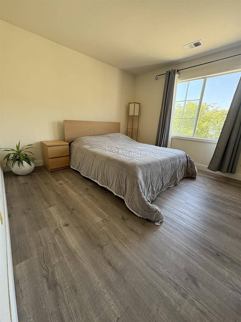 Spacious bedroom with private bath