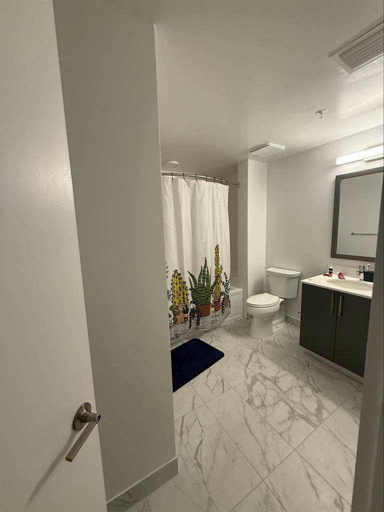 Room with a private bathroom