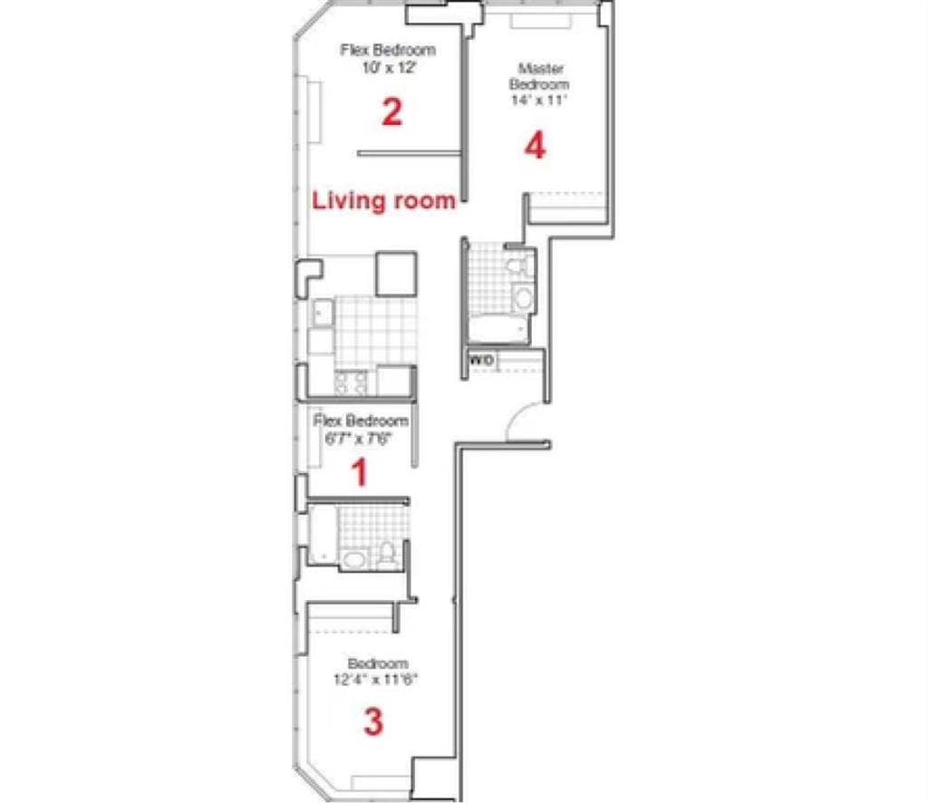 Room for rent in luxury building