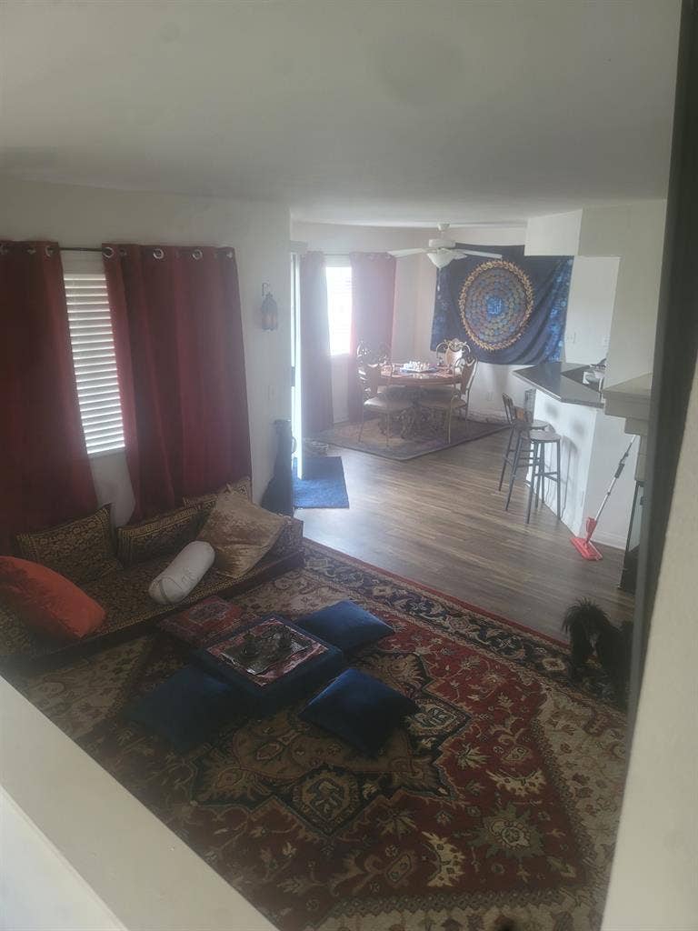 Tri level townhouse style apartment