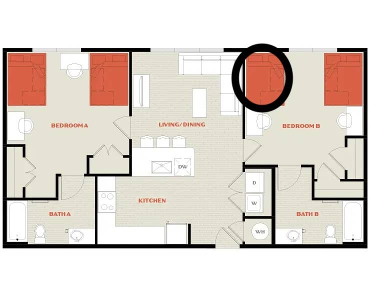 LEASETAKEOVERFURNISHED 4 Bed 2 Bath
