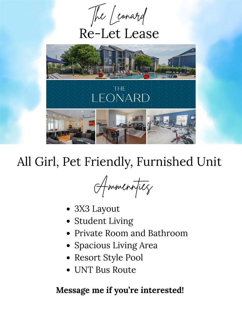 RELET APARTMENT