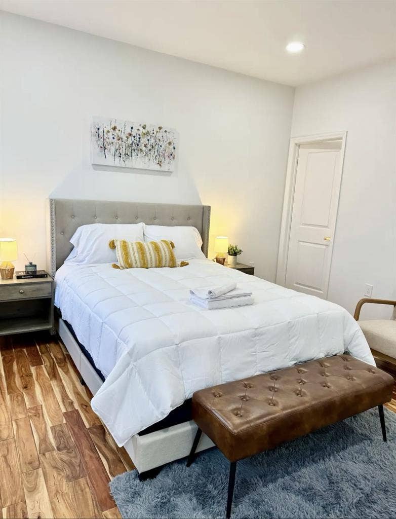 Master bedroom with private bath