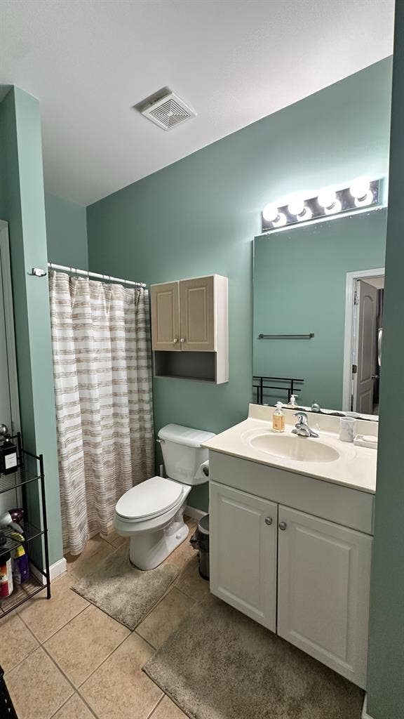 Room with private bathroom