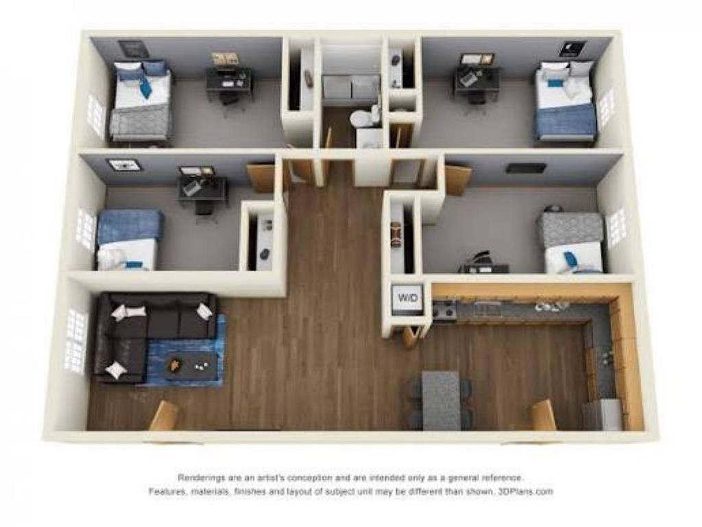 Sublease Available in 4 Bedroom Apt
