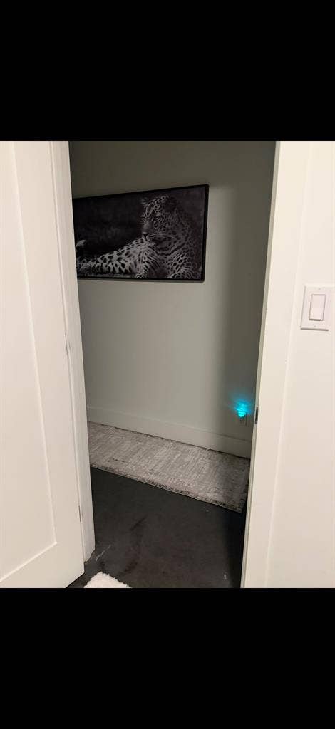 Bedroom in an upscale apartment