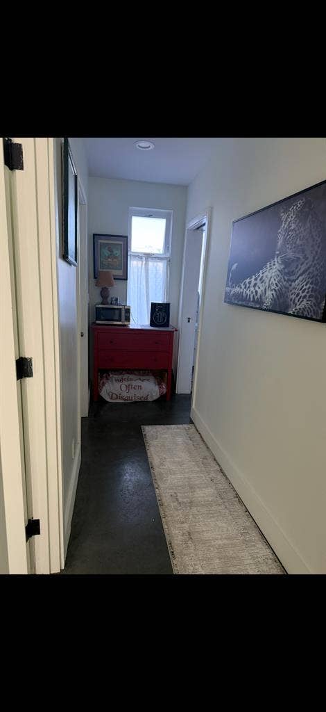 Bedroom in an upscale apartment
