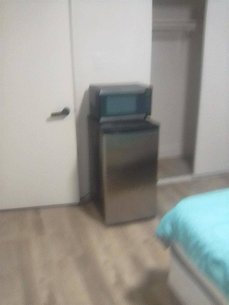 Bedroom with shared living space