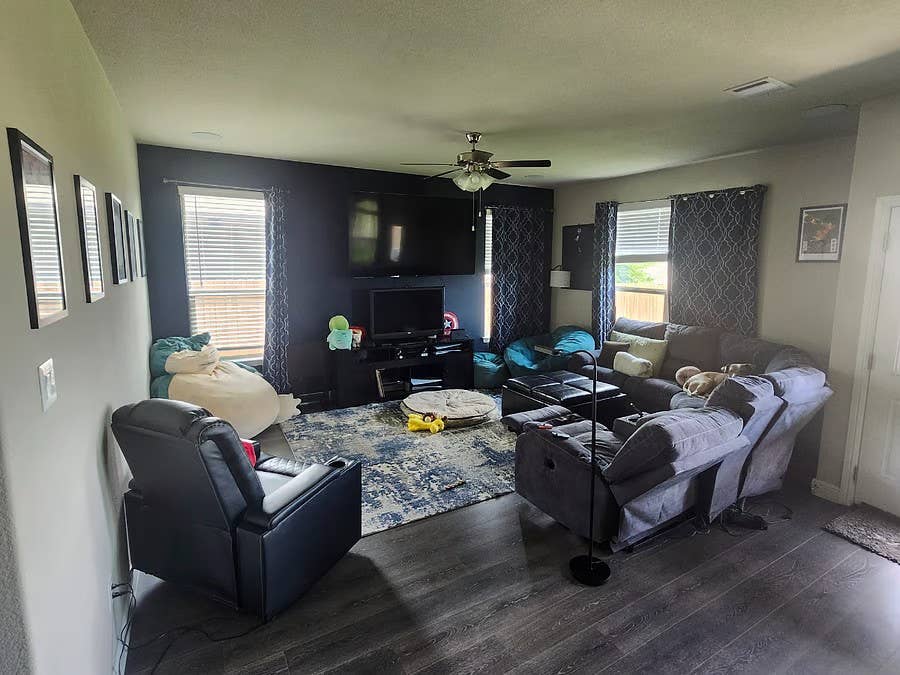 Comfortable furnished bedroom