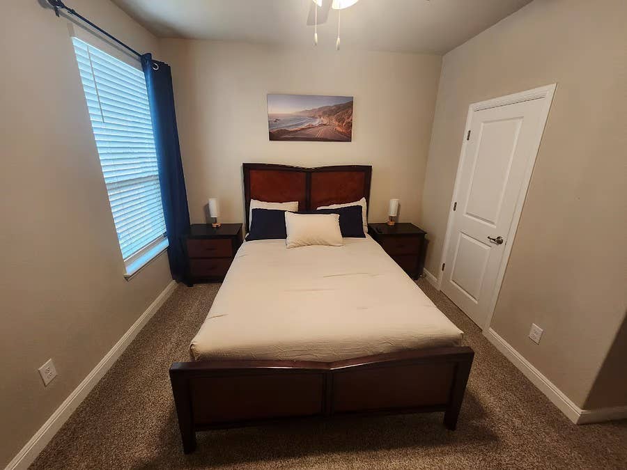 Comfortable furnished bedroom