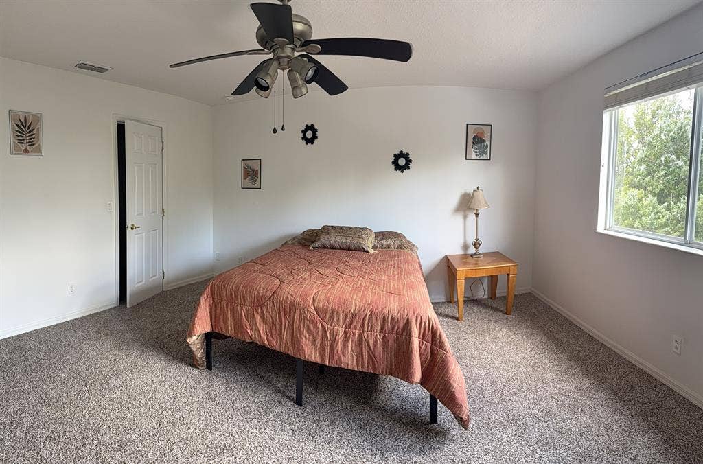Spacious Furnished Bedroom
