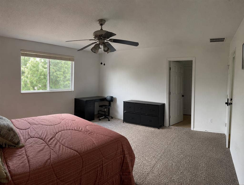 Spacious Furnished Bedroom