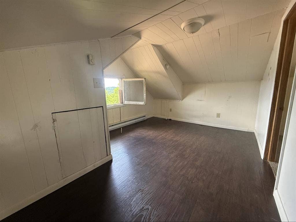 Loft room with two large parts
