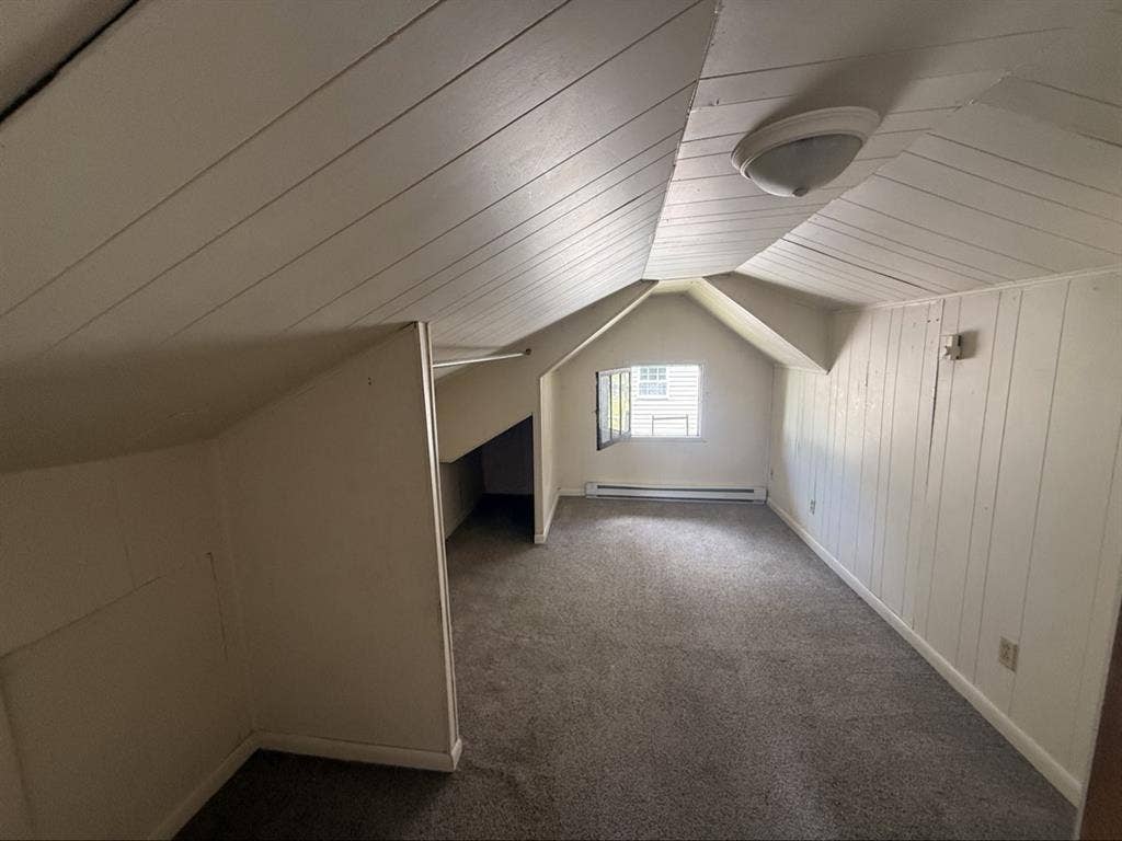 Loft room with two large parts