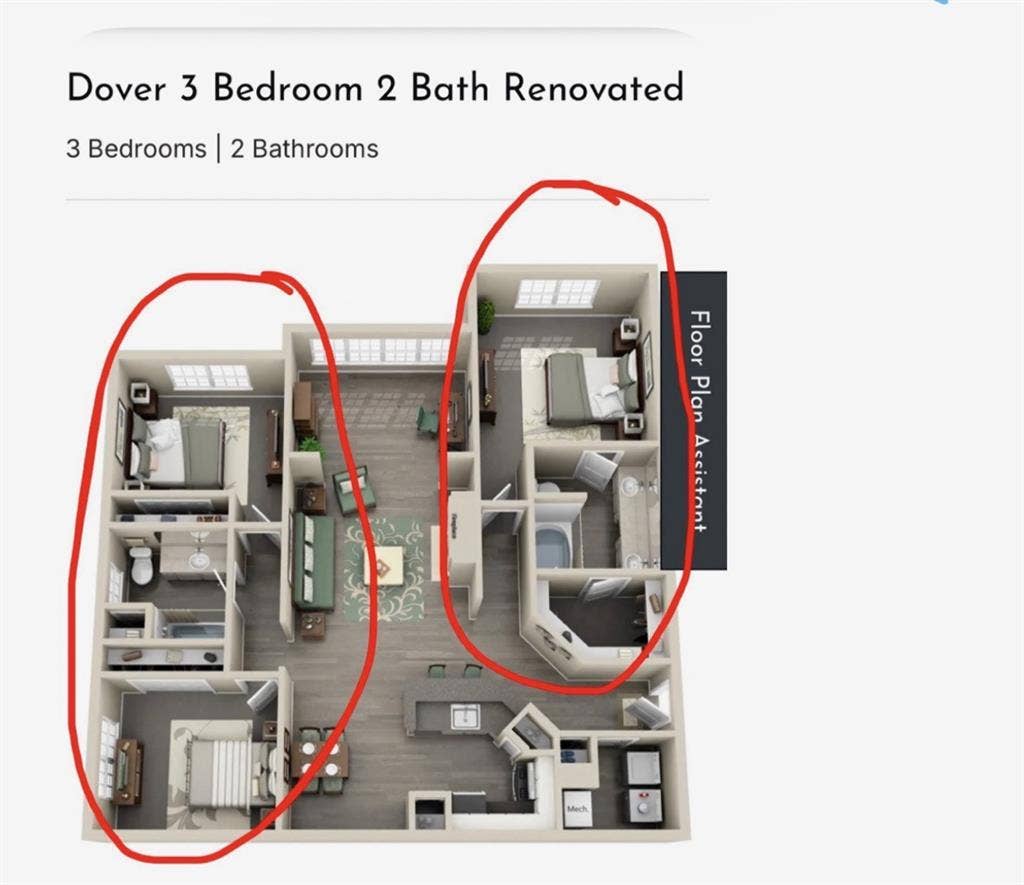 Room for rent at the Grand Resrve