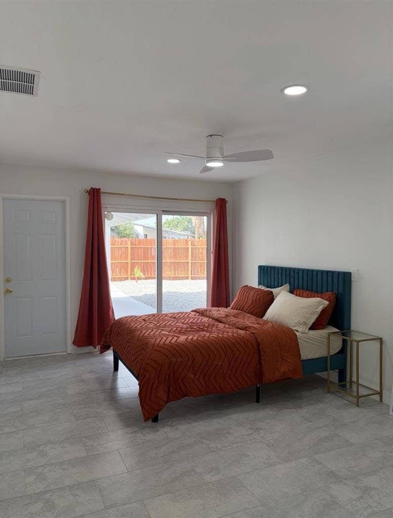 Room with shared bath renovated