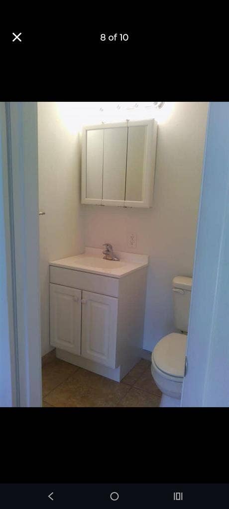 Master bedroom with walk in closet