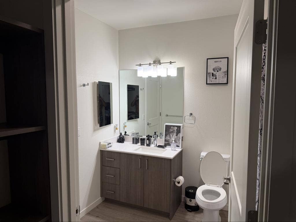 Two bedroom two bathroom apartment