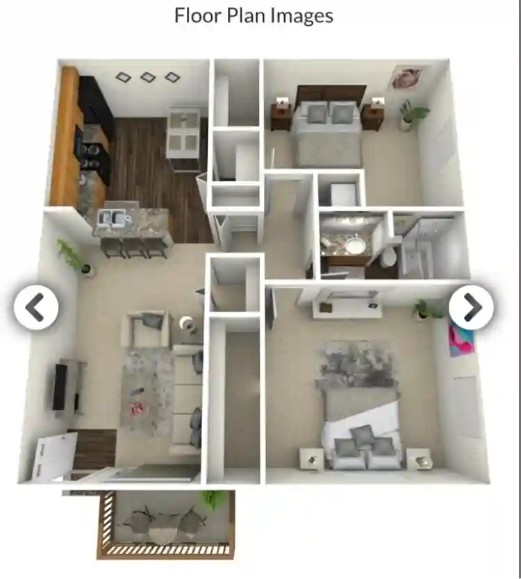Apartment 2 br 1 ba