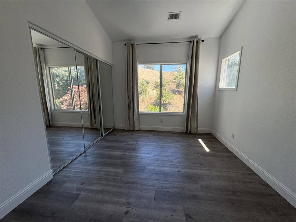 Spacious room with large closet