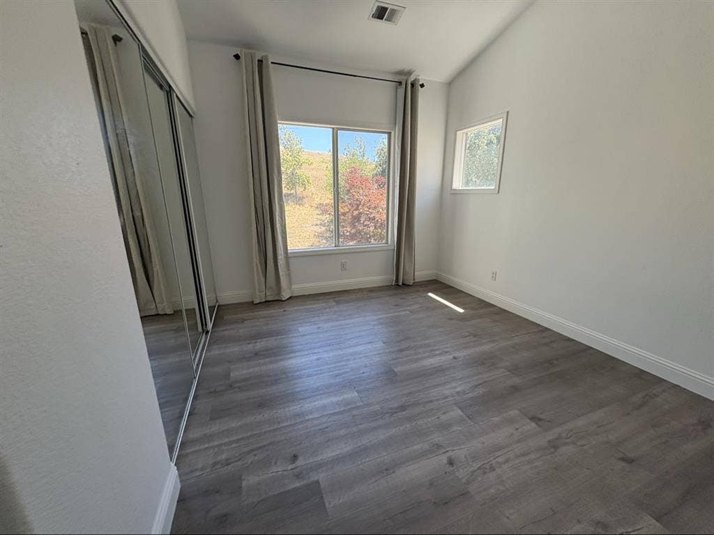 Spacious room with large closet