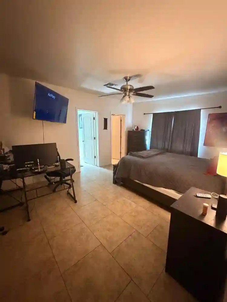 Spacious Room With Walk-in Closet