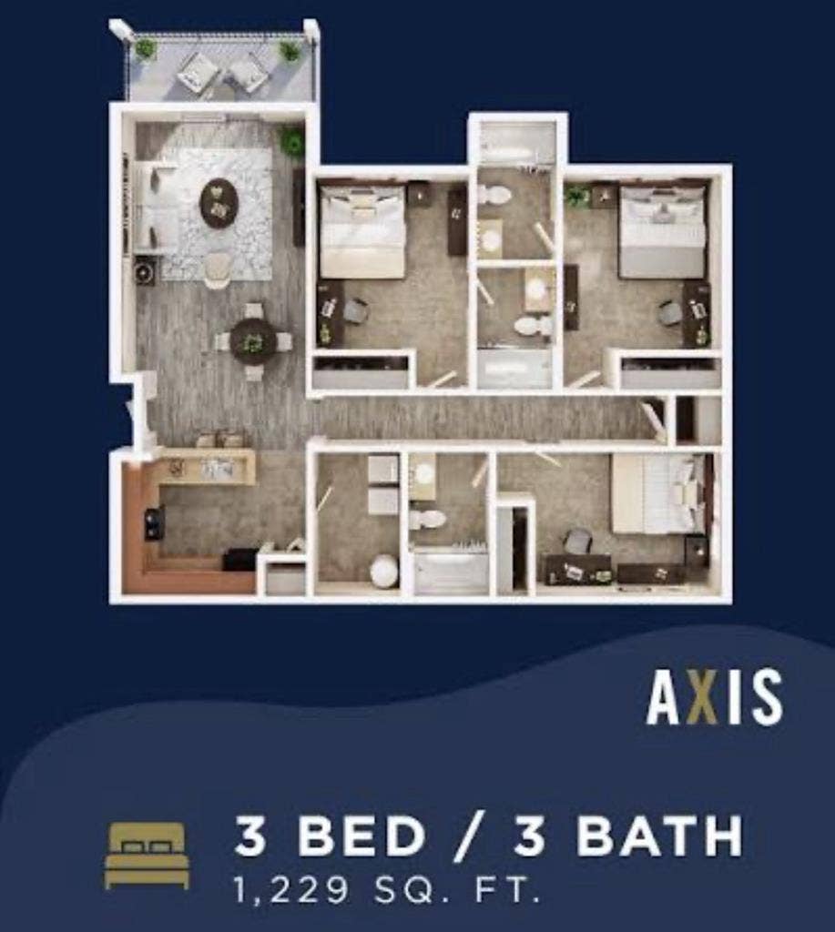 Sublease at Axis in Statesboro!