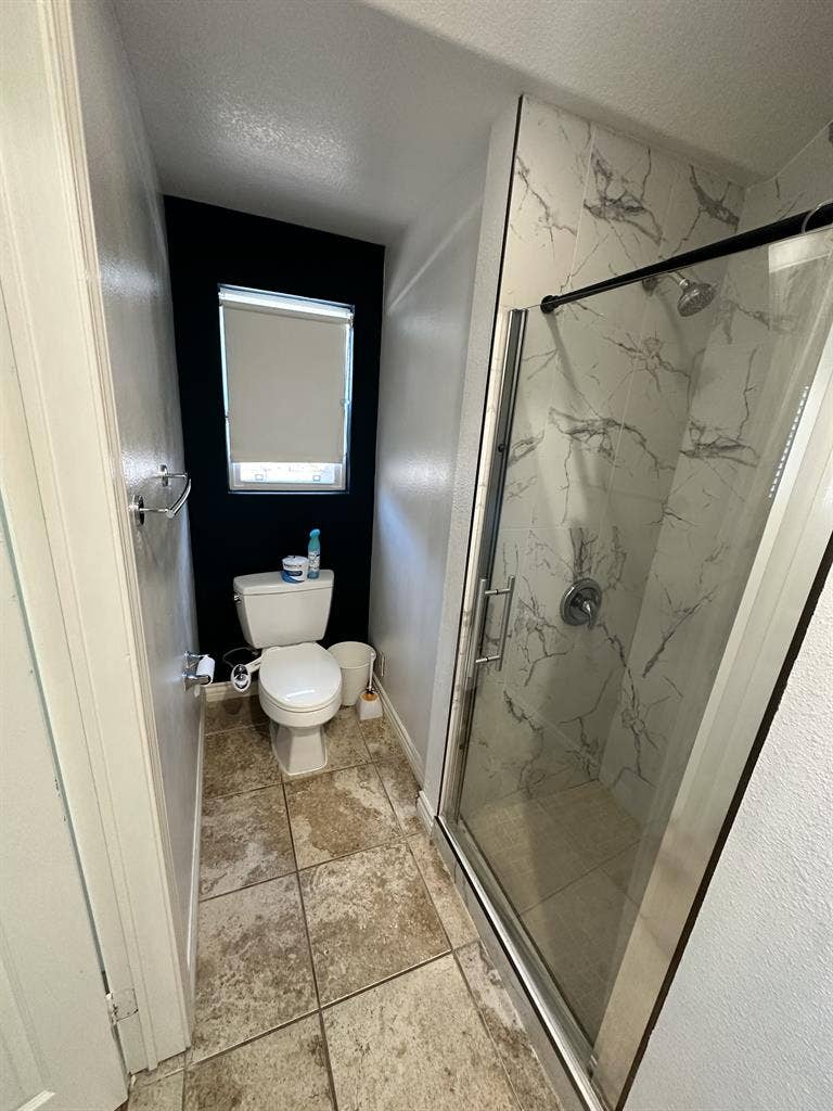 Single room with bathroom attached