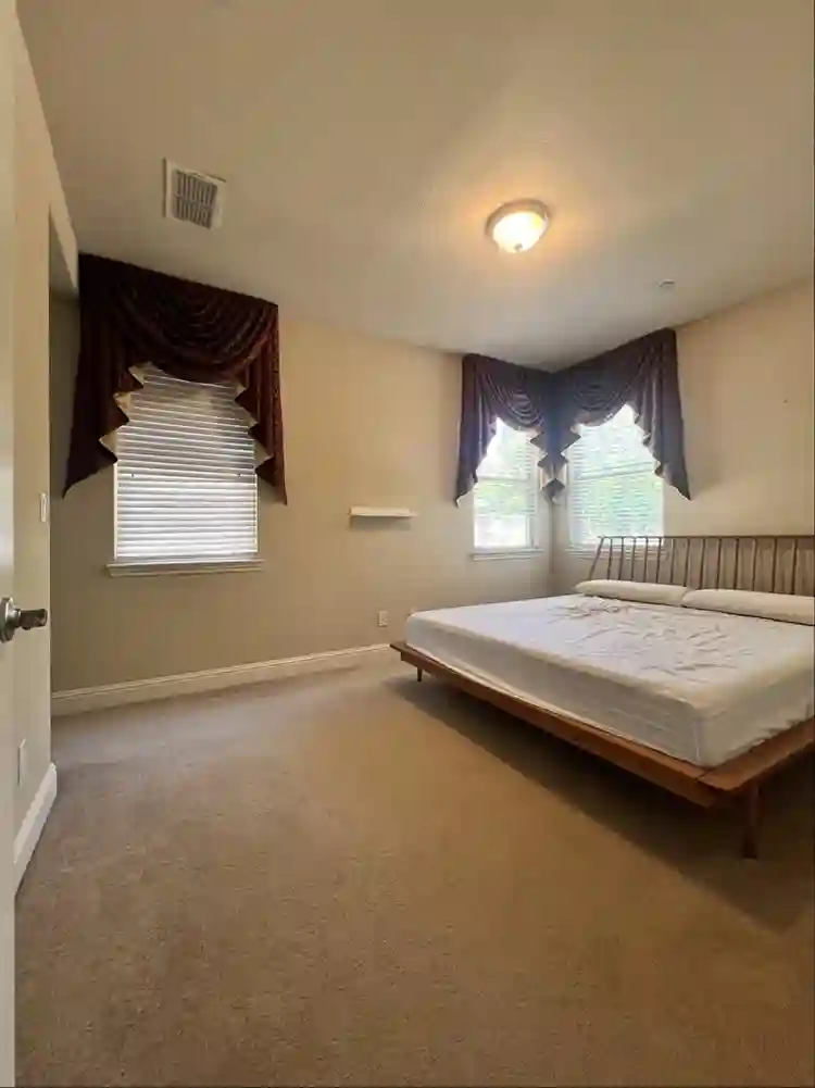 Master bed furnished