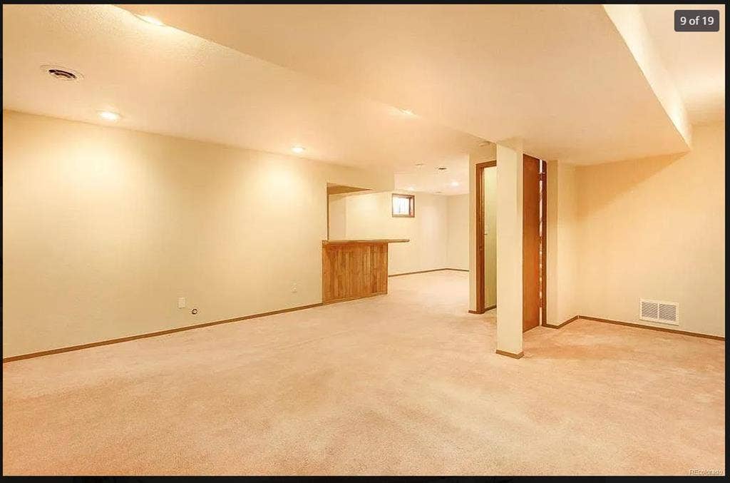 Shared home full basement backyard
