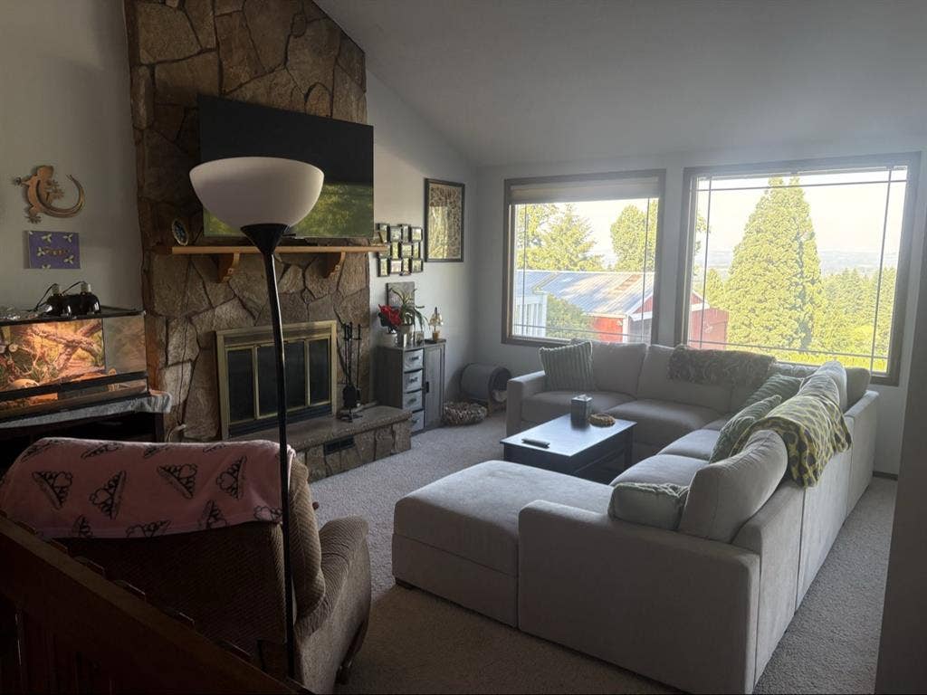 Bedroom in large house