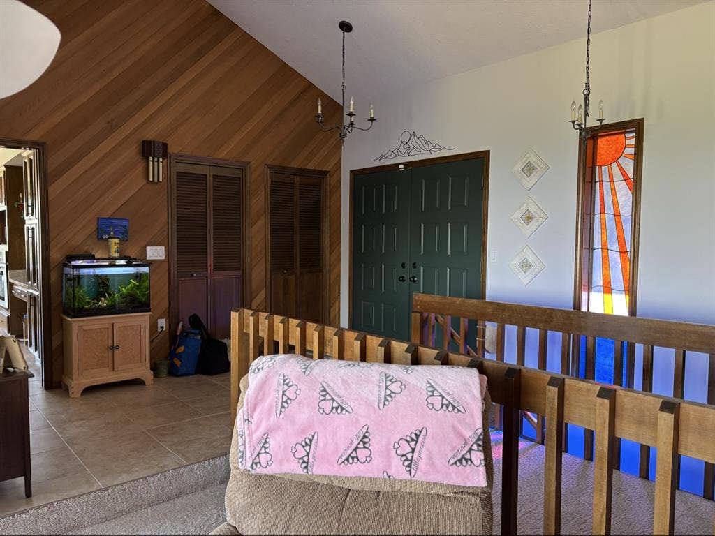 Bedroom in large house
