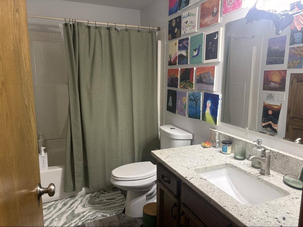 Bedroom in large house