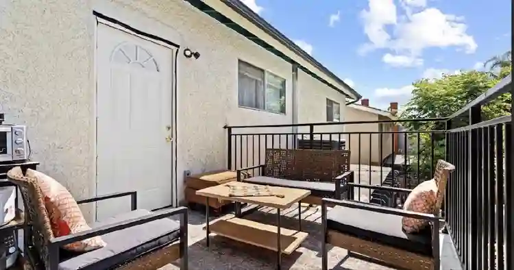 Furnished 1bd resort view balcony