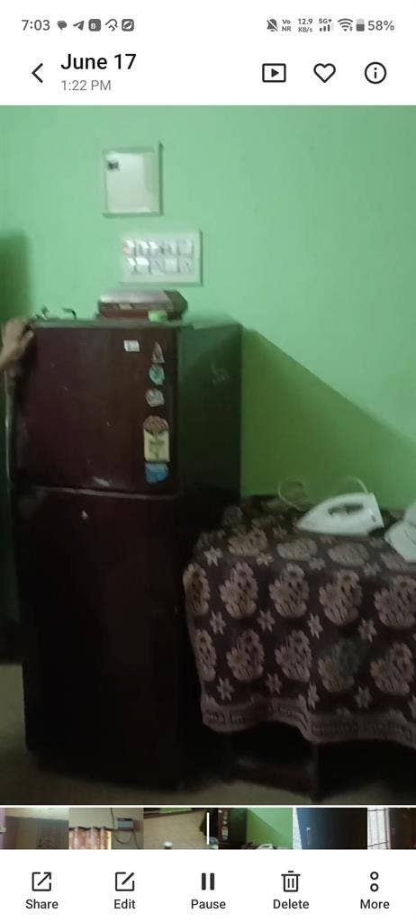 2bhk- semi furnished