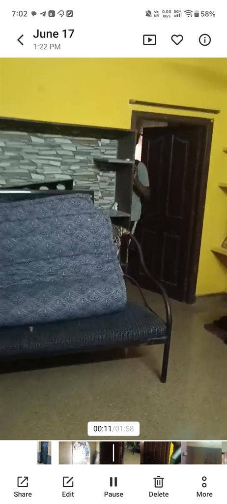 2bhk- semi furnished