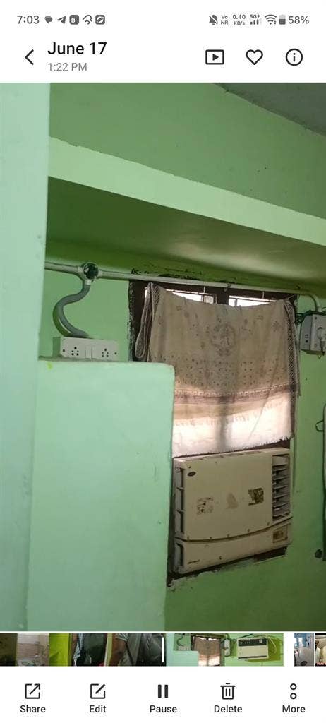 2bhk- semi furnished