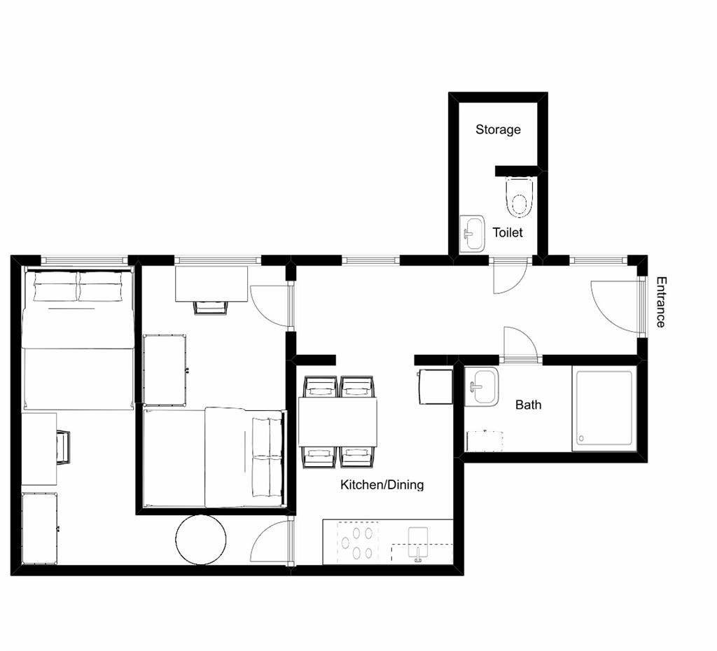 Room in a two bedroom flatshare