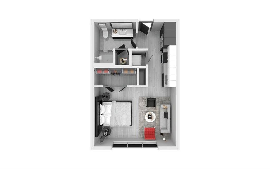 Studio Apt at Haven at Charlotte