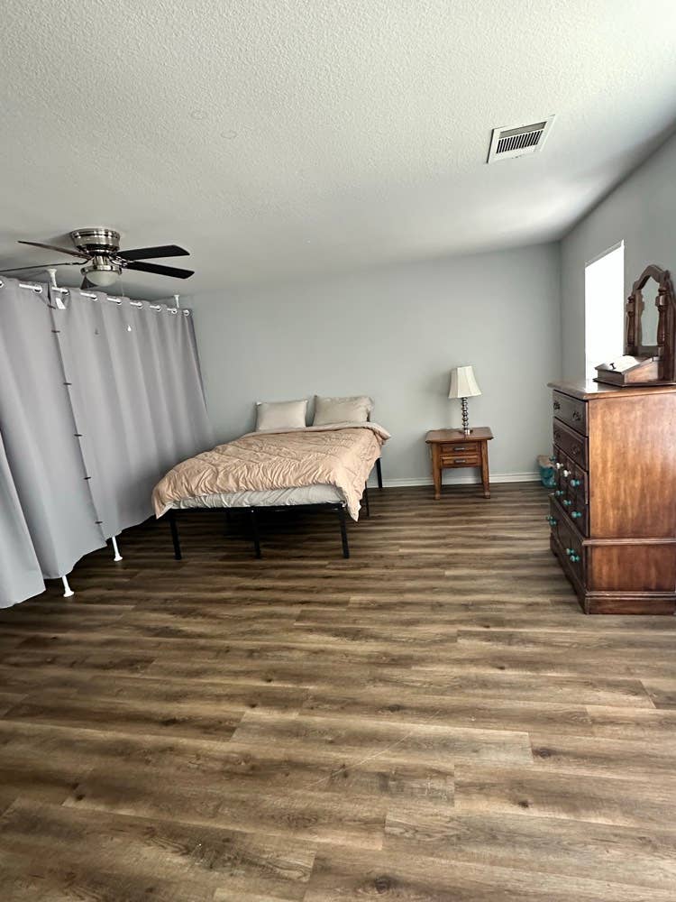 Open room with shared bath